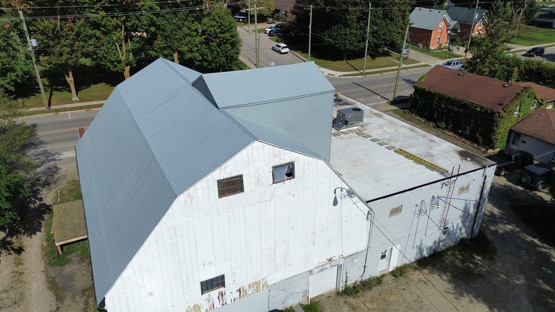 Metal roof — Tottenham agricultural building