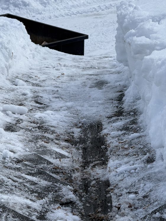 Snow removal channel